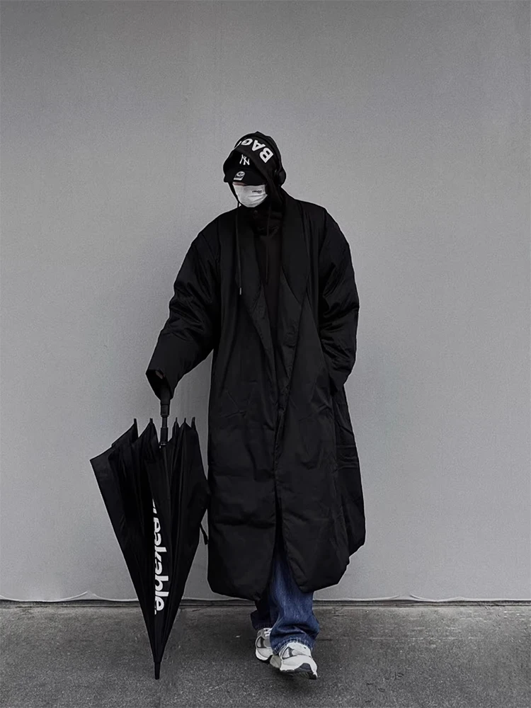 Cleanfit Men's Mid-Length down Cotton Jaet Winter Thiened Warmth Windproof Cold-resistant Long Robe Youth Faion Polyest...
Cleanfit Men's Mid-Length down Cotton Jaet Winter Thiened Warmth Windproof Cold-resistant Long Robe Youth Faion Polyest...