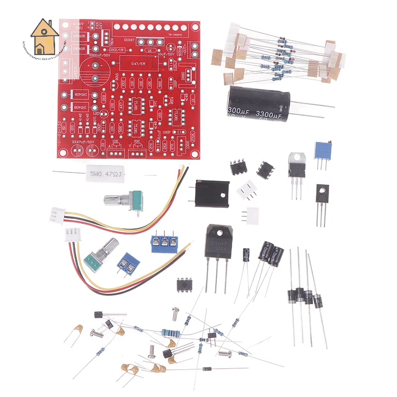 Continuously Adjustable DC Power Supply DIY Kit with 0-30V, 2mA-3A Current Limit and Protected Voltage Regulator
Continuously Adjustable DC Power Supply DIY Kit with 0-30V, 2mA-3A Current Limit and Protected Voltage Regulator