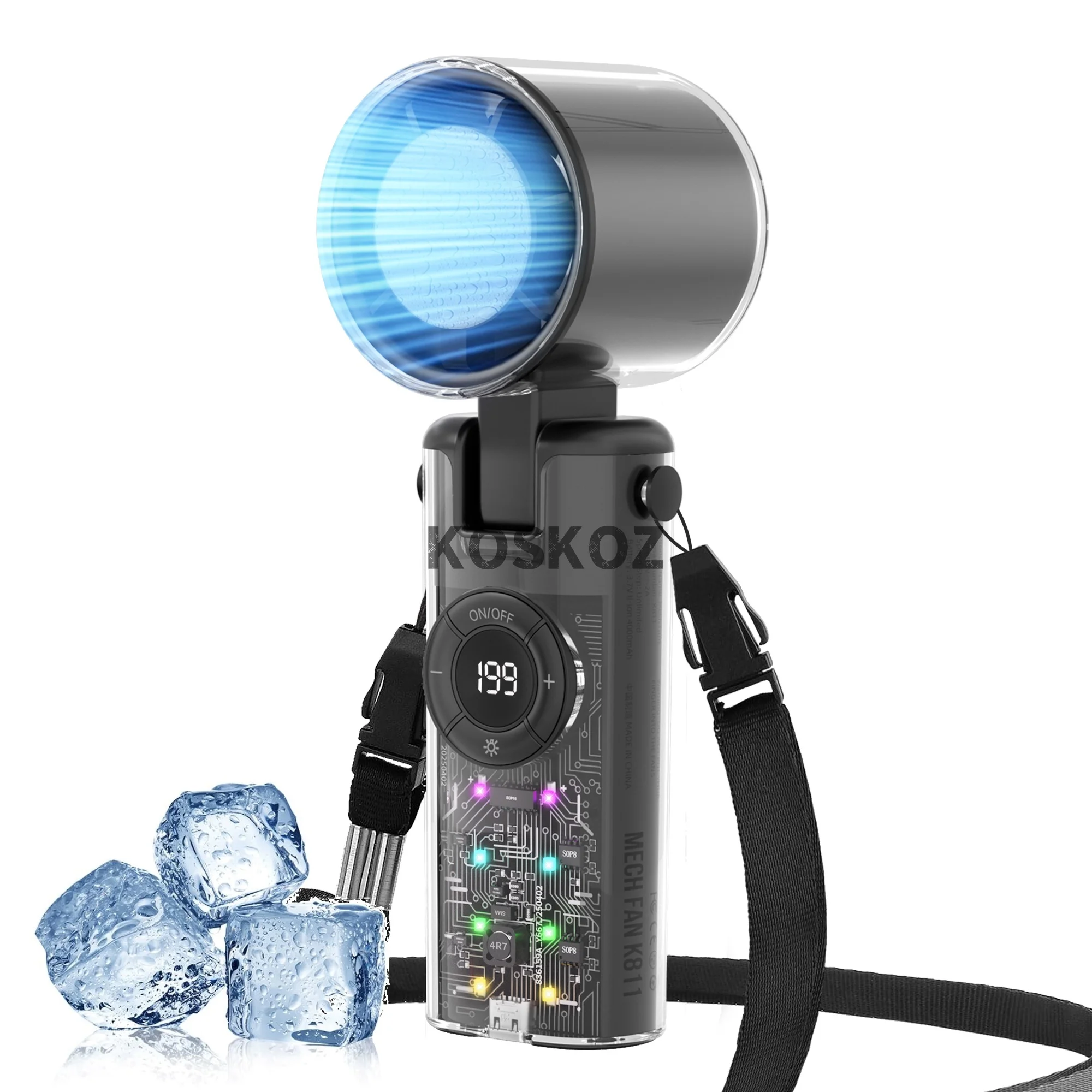 Portable Handheld Mini Fan with Cold Compress, 199 Speeds High Velocity Personal Fan with LED Display, USB Rechargeable
Portable Handheld Mini Fan with Cold Compress, 199 Speeds High Velocity Personal Fan with LED Display, USB Rechargeable