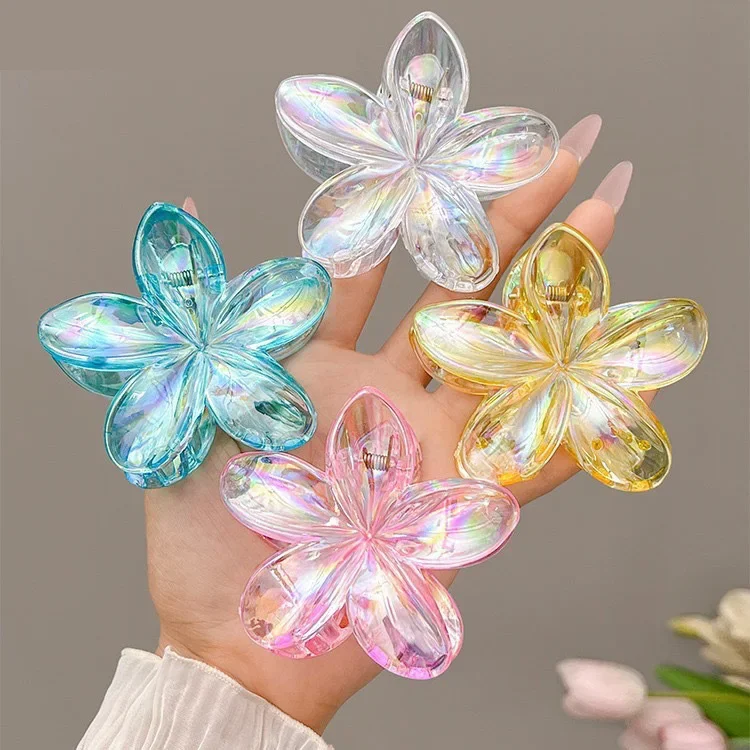 Transparent Flower Hair Claw Clips Women Girls Crab Clip Floral Hair Claws Ponytail Holder Hair Clips Hairpin Barrette Headwear
Transparent Flower Hair Claw Clips Women Girls Crab Clip Floral Hair Claws Ponytail Holder Hair Clips Hairpin Barrette Headwear