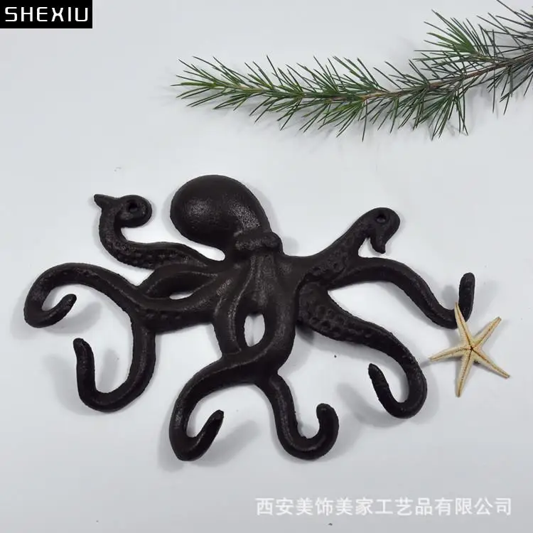 Cast Iron Octopus Hook Patio Wall Decoration Hook Octopus Wall Decoration Wall Hook Garden Decoration Garden Tool Storage
Cast Iron Octopus Hook Patio Wall Decoration Hook Octopus Wall Decoration Wall Hook Garden Decoration Garden Tool Storage