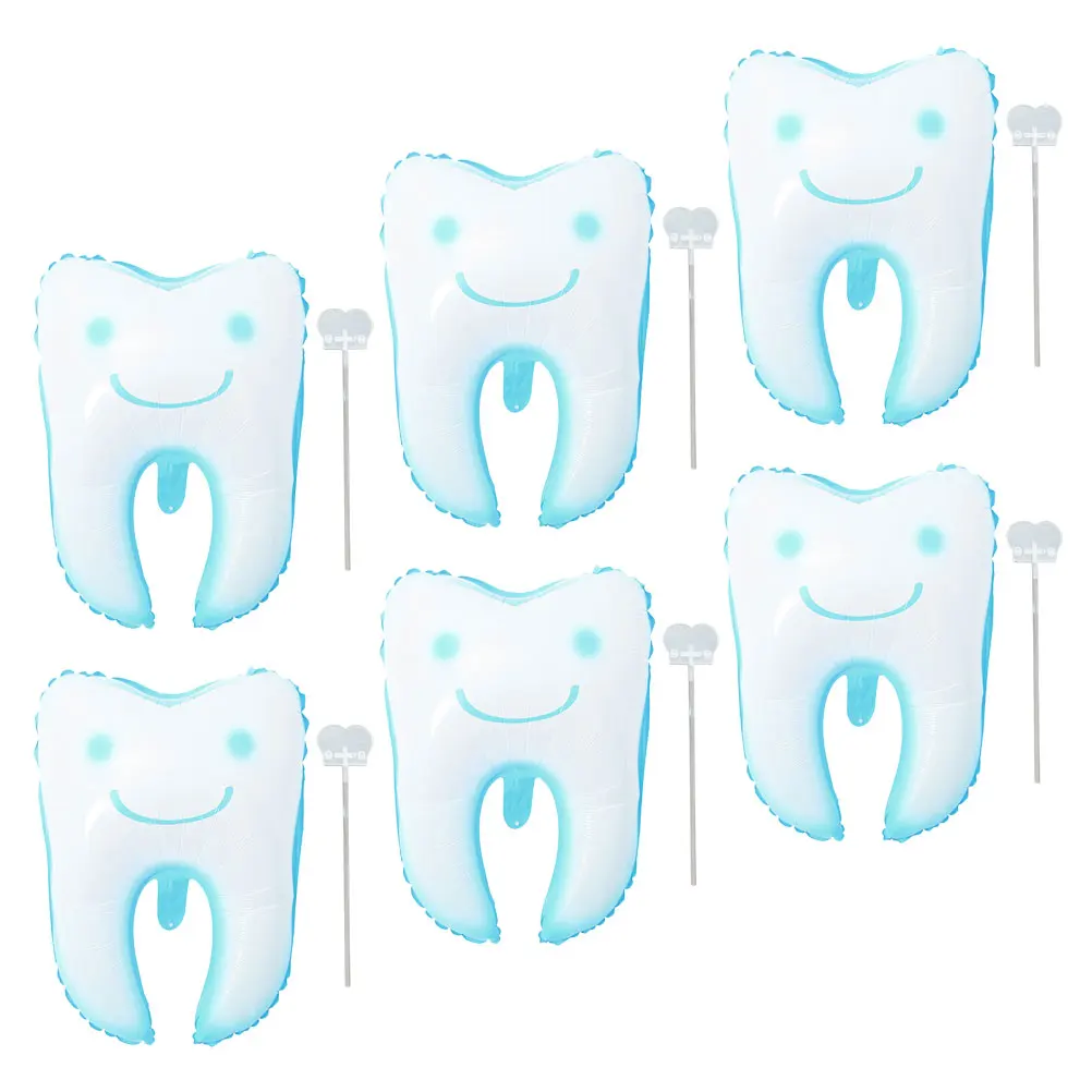 6pcs Baby Christening Balloons Tooth Shape Birthday Celebration Childrens Day Teeth Decorations Safe Material
6pcs Baby Christening Balloons Tooth Shape Birthday Celebration Childrens Day Teeth Decorations Safe Material