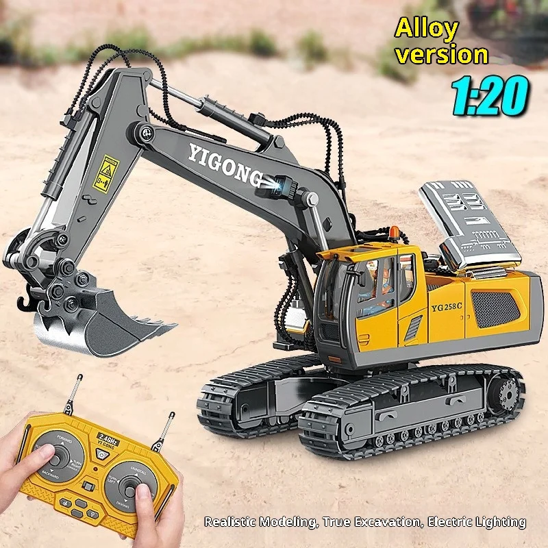 Upgraded Version Mini Excavator Rc Boy Remote Control Screw Loader Model Simulation Alloy Engineering Vehicle Bulldozer Kids Toy
Upgraded Version Mini Excavator Rc Boy Remote Control Screw Loader Model Simulation Alloy Engineering Vehicle Bulldozer Kids Toy