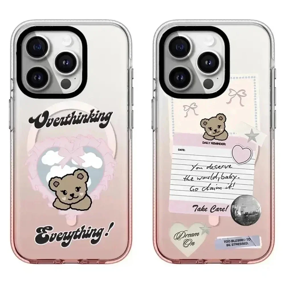 Pink Gradient Transparent Border Little Bear iPhone 13 14 15 Pro Max Case - Protective iPhone Case
Pink Gradient Transparent Border Little Bear iPhone 13 14 15 Pro Max Case - Protective iPhone Case