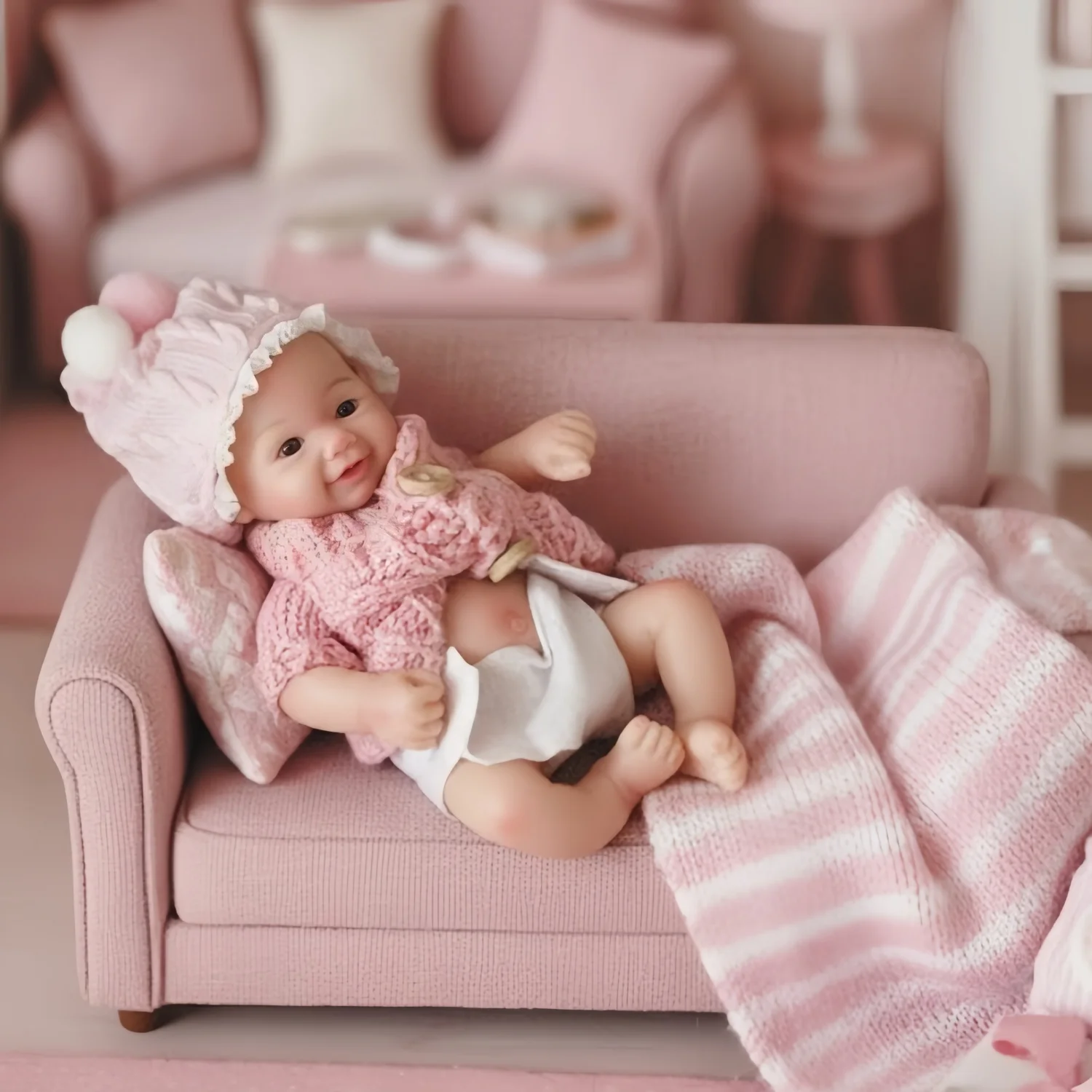 6-дюймовые мини-очаровательные куклы Vivienne Reborn, окрашенные силиконовые реалистичные куклы для всего тела, игрушки для новорожденных, подарок для детей, Bebê Reborn
6-дюймовые мини-очаровательные куклы Vivienne Reborn, окрашенные силиконовые реалистичные куклы для всего тела, игрушки для новорожденных, подарок для детей, Bebê Reborn