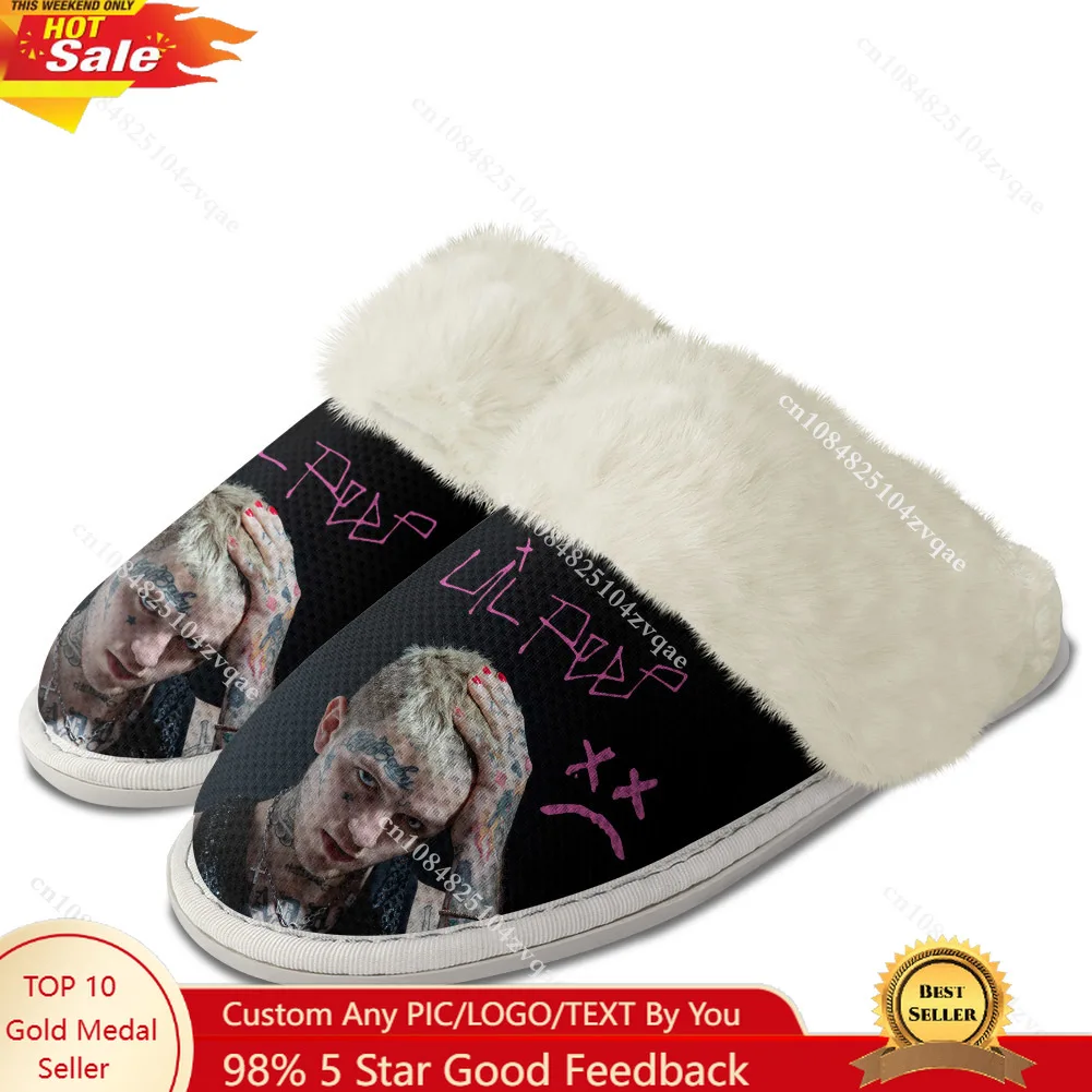 Hot Hip Hop Rapper Lil Peep Slippers Keep Warm Shoes Mens Womens Home Cotton Bedroom Customized Thermal Lightweight Slipper
Hot Hip Hop Rapper Lil Peep Slippers Keep Warm Shoes Mens Womens Home Cotton Bedroom Customized Thermal Lightweight Slipper