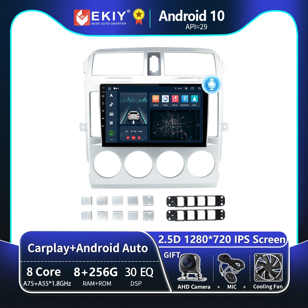 EKIY T8 DSP For KIA Carnival UP GQ 2002-2006 Car Radio Multimedia Player Navigation GPS Carplay Android Auto Stereo No 2 DIN DVD
EKIY T8 DSP For KIA Carnival UP GQ 2002-2006 Car Radio Multimedia Player Navigation GPS Carplay Android Auto Stereo No 2 DIN DVD