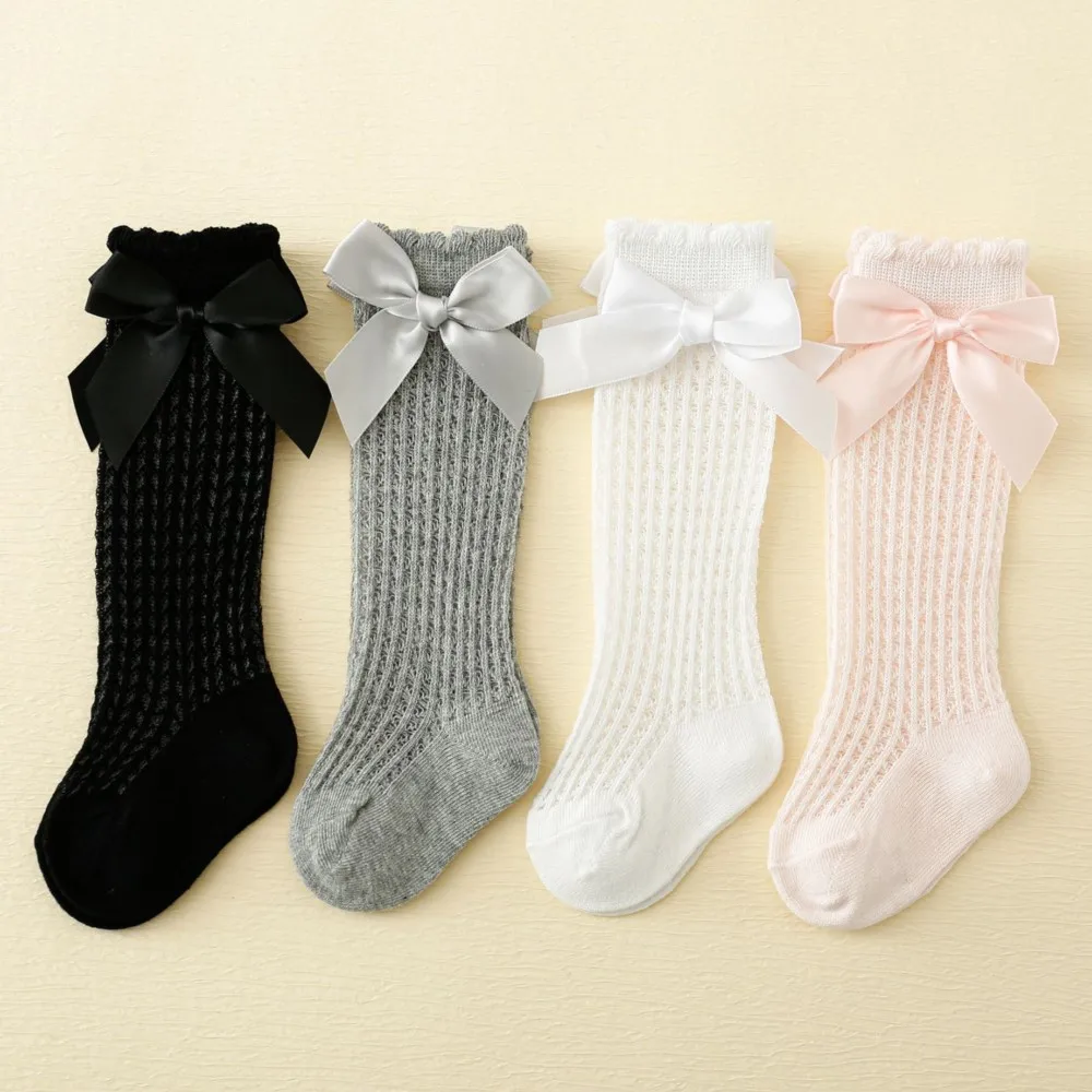 Summer new baby socks mesh breathable cotton socks newborn bowknot knee high socks for tddler new born baby girl clothes
Summer new baby socks mesh breathable cotton socks newborn bowknot knee high socks for tddler new born baby girl clothes