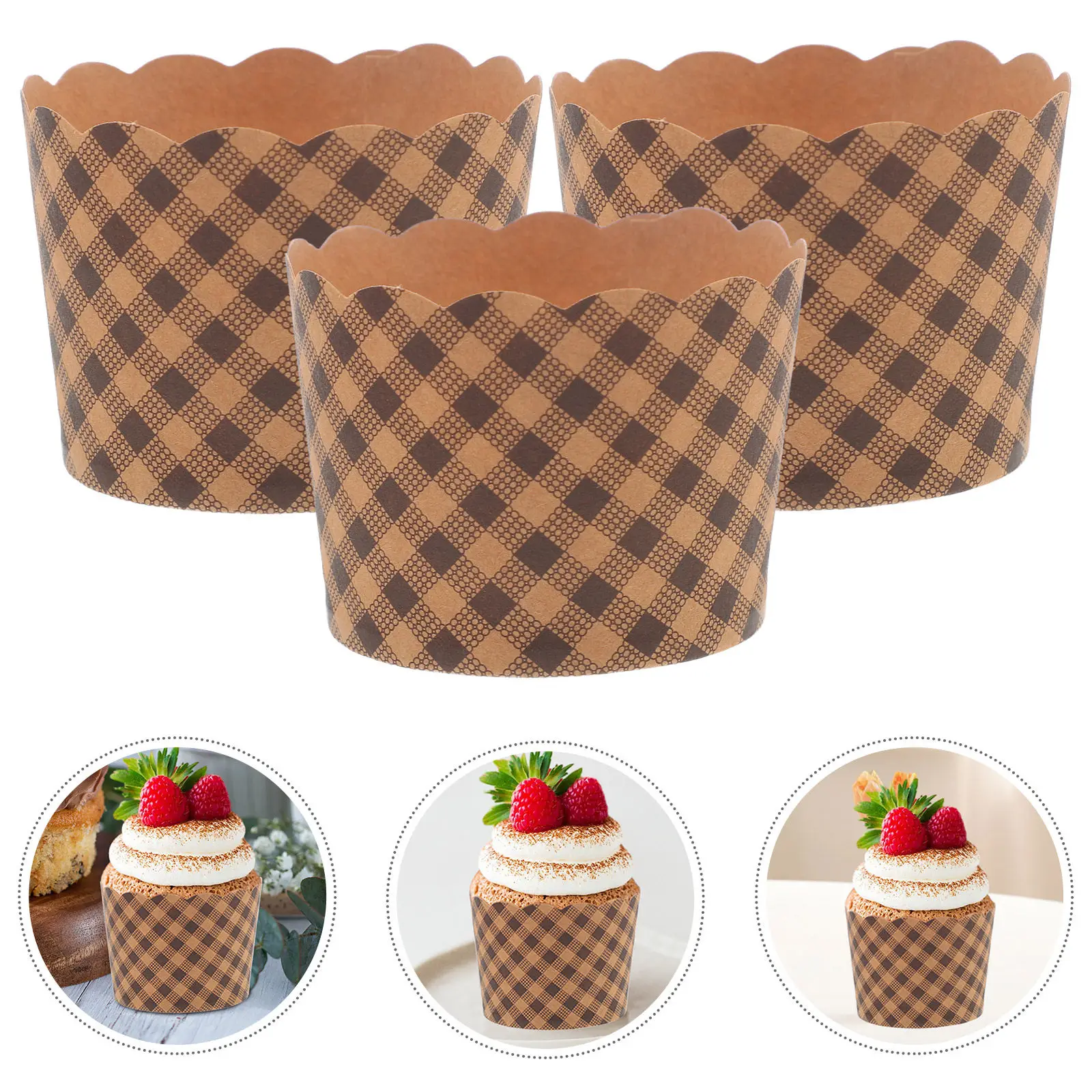 50Pcs Paper Cupcake Liners Kraft Paper Baking Cups Cupcake Wrappers Muffin Holders for Baking Dessert Shop Party
50Pcs Paper Cupcake Liners Kraft Paper Baking Cups Cupcake Wrappers Muffin Holders for Baking Dessert Shop Party