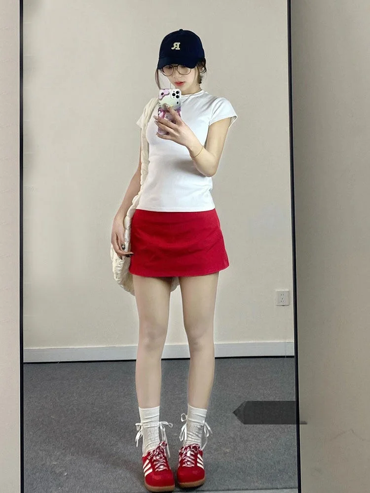 Red Embroidered High Waist A-Line Skirt Women's Faion Winter 2026 ort Size Small f Body Skirts Casual Sle
Red Embroidered High Waist A-Line Skirt Women's Faion Winter 2026 ort Size Small f Body Skirts Casual Sle