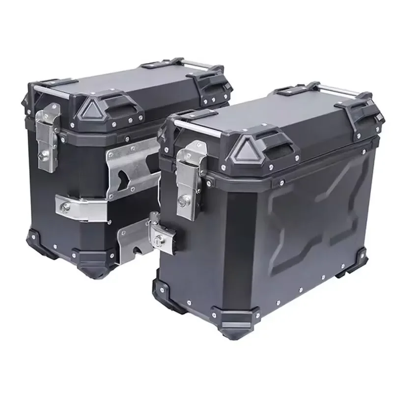 38L Motorcycle Aluminum Side Boxes with Key Lock - Waterproof Saddle Bags Rear Storage Trunk for Helmet Universal Fit Luggage
38L Motorcycle Aluminum Side Boxes with Key Lock - Waterproof Saddle Bags Rear Storage Trunk for Helmet Universal Fit Luggage