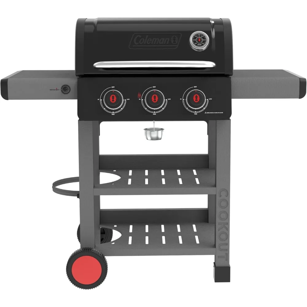 Пропановый гриль Coleman с 3 конфорками и кухонной зоной площадью 535 квадратных дюймов, выход 36 000 БТЕ, мгновенное зажигание
Пропановый гриль Coleman с 3 конфорками и кухонной зоной площадью 535 квадратных дюймов, выход 36 000 БТЕ, мгновенное зажигание