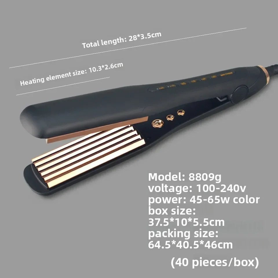 High quality 8809 Corn Ironing Splint Fluffy Straight Plate Electric Splint Plastic Roll Hair Straightener
High quality 8809 Corn Ironing Splint Fluffy Straight Plate Electric Splint Plastic Roll Hair Straightener