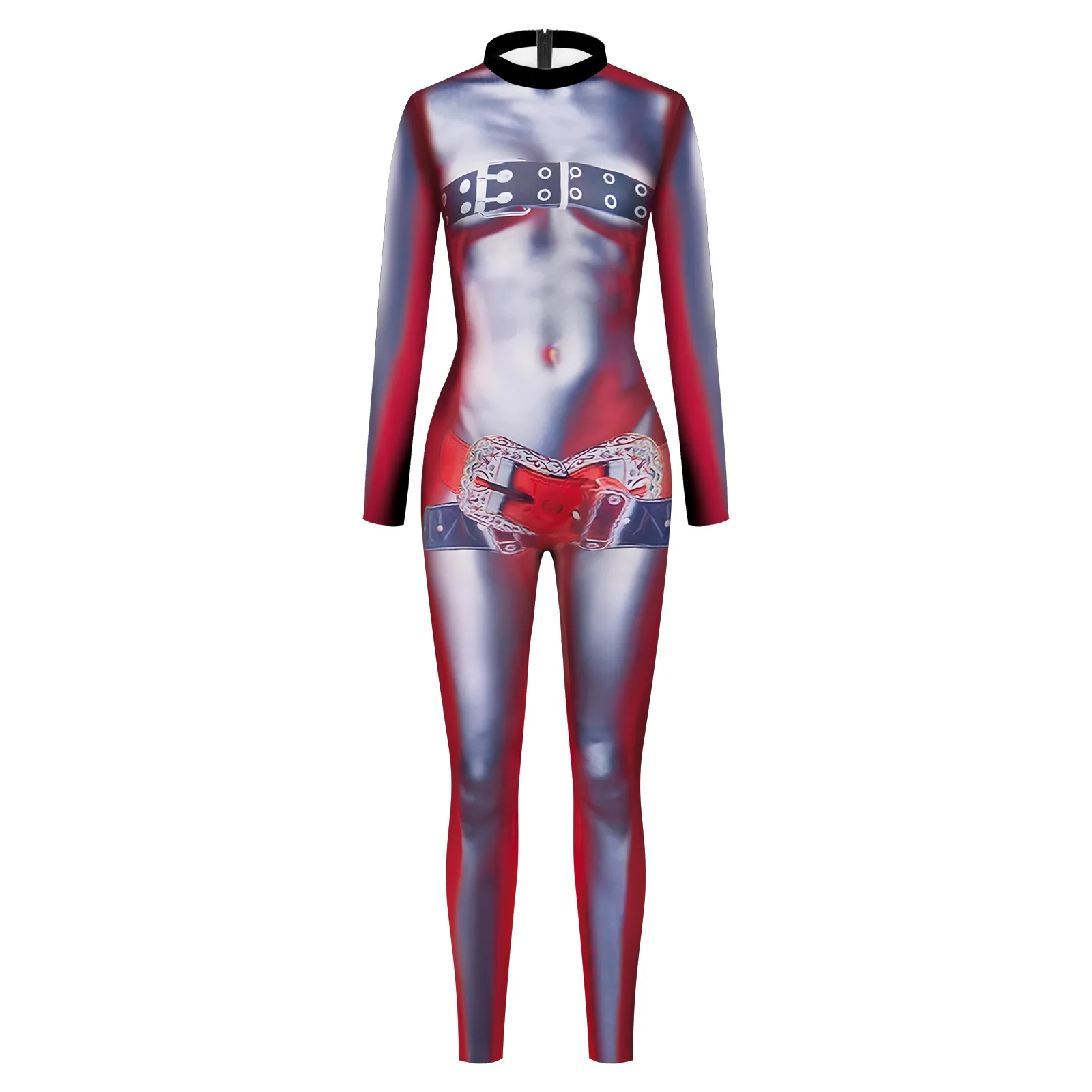 Unisex Cyber Punk 3D Digital Printing Halloween Party Role Play Outfit Women Men Cosplay Costume Carnival Jumpsuit
Unisex Cyber Punk 3D Digital Printing Halloween Party Role Play Outfit Women Men Cosplay Costume Carnival Jumpsuit