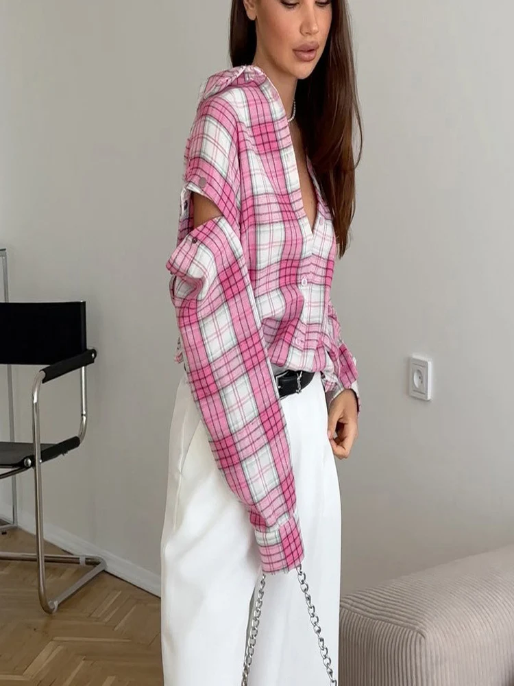 Новые осенне-зимние повседневные лоскутные свободные женские рубашки с длинными рукавами и клетчатыми лацканами, модные уличные блузки, женская одежда
Новые осенне-зимние повседневные лоскутные свободные женские рубашки с длинными рукавами и клетчатыми лацканами, модные уличные блузки, женская одежда