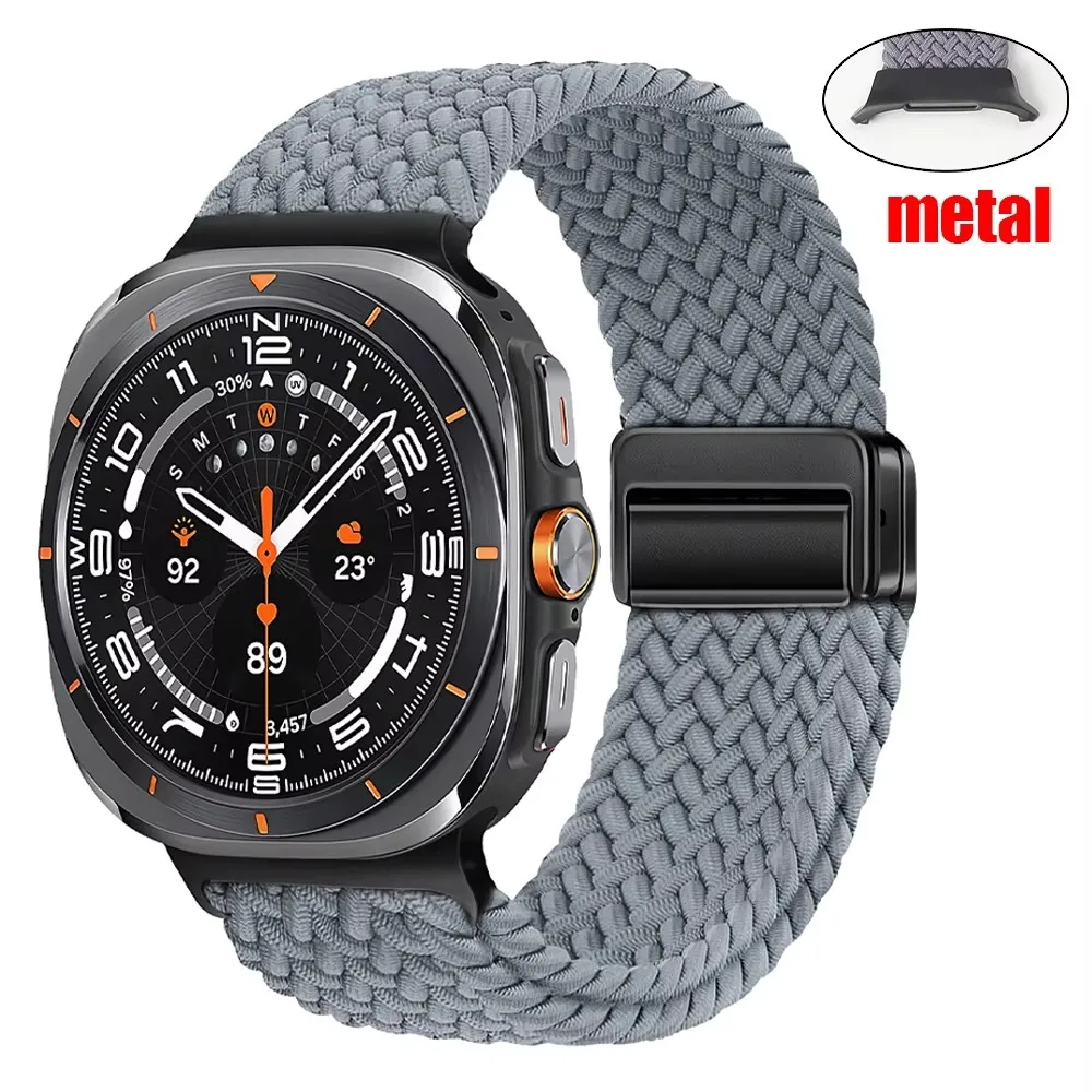 Watch strap For Samsung Galaxy Watch Ultra Strap 47mm Accessories Magnetic Nylon Sports watch strap Correa Galaxy Watch7 Ultra
Watch strap For Samsung Galaxy Watch Ultra Strap 47mm Accessories Magnetic Nylon Sports watch strap Correa Galaxy Watch7 Ultra