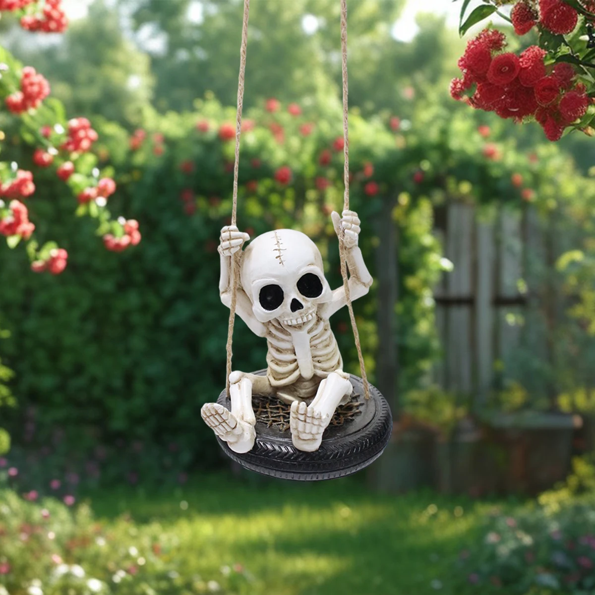 1pc/Swing Resin Tire Skeleton - Garden Courtyard Swing Skeleton Statue Tree Ornament - Halloween Gift
1pc/Swing Resin Tire Skeleton - Garden Courtyard Swing Skeleton Statue Tree Ornament - Halloween Gift