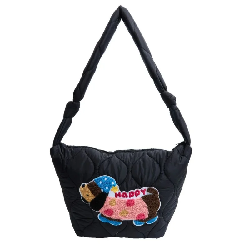 New cloud pleated bubble cotton handbag cute little dog cartoon shoulder bag tote bag
New cloud pleated bubble cotton handbag cute little dog cartoon shoulder bag tote bag