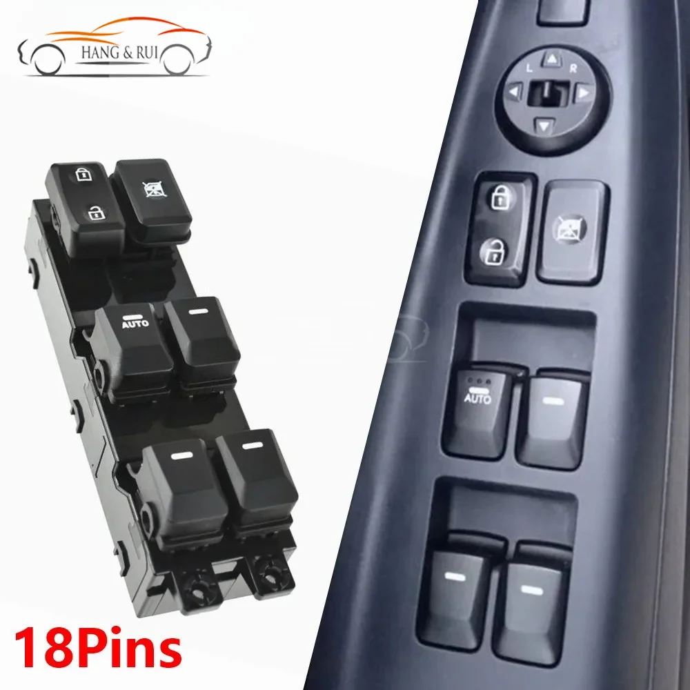 93570-1Y500 49749B1000 18 Pins Front Left Master Power Window Switch Driver Side For Kia Morning Kia Picanto TA 2011-2017
93570-1Y500 49749B1000 18 Pins Front Left Master Power Window Switch Driver Side For Kia Morning Kia Picanto TA 2011-2017