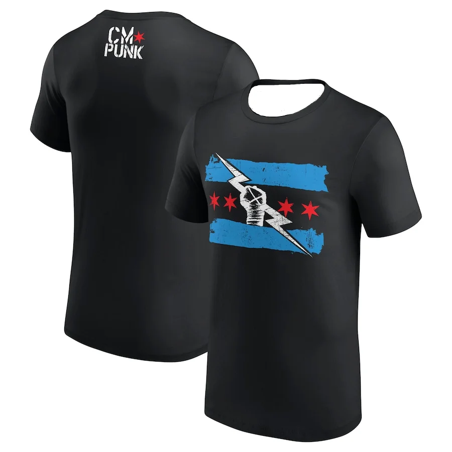 Men's Summer Clothes WWE Return of CM Punk T-Shirt Black Mens Quick-drying Absorb Sweat Tee Top Moto
Men's Summer Clothes WWE Return of CM Punk T-Shirt Black Mens Quick-drying Absorb Sweat Tee Top Moto
