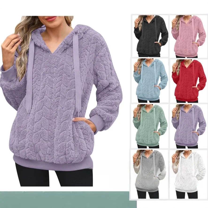 Warm Fleece Outdoor Hoodie Jacket Women's Casual Comfortable Hat Design Thickened Autumn Winter Fashion Ladies' Sweatshirt
Warm Fleece Outdoor Hoodie Jacket Women's Casual Comfortable Hat Design Thickened Autumn Winter Fashion Ladies' Sweatshirt