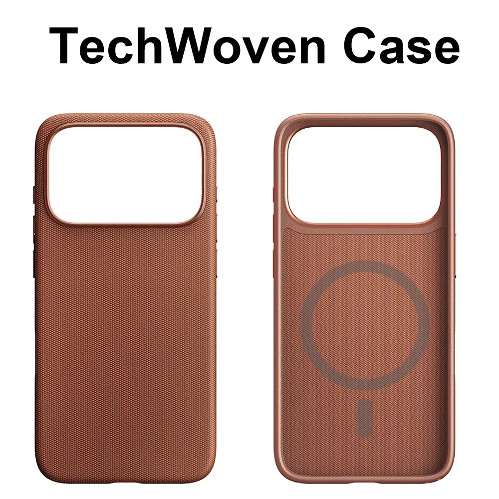 Luxury Tech Woven Magnetic Case for iPhone 17 16 15 14 13 Pro Max Magsafe Adsorption Wireless Charging Cover
Luxury Tech Woven Magnetic Case for iPhone 17 16 15 14 13 Pro Max Magsafe Adsorption Wireless Charging Cover