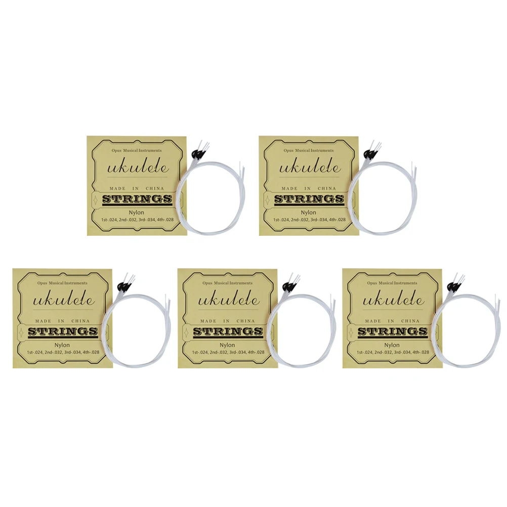 5 PCS Ukulele Strings Guitar Accessories Bass Banjo Musical Instrument Wire Wound Parts Nylon Core The
5 PCS Ukulele Strings Guitar Accessories Bass Banjo Musical Instrument Wire Wound Parts Nylon Core The