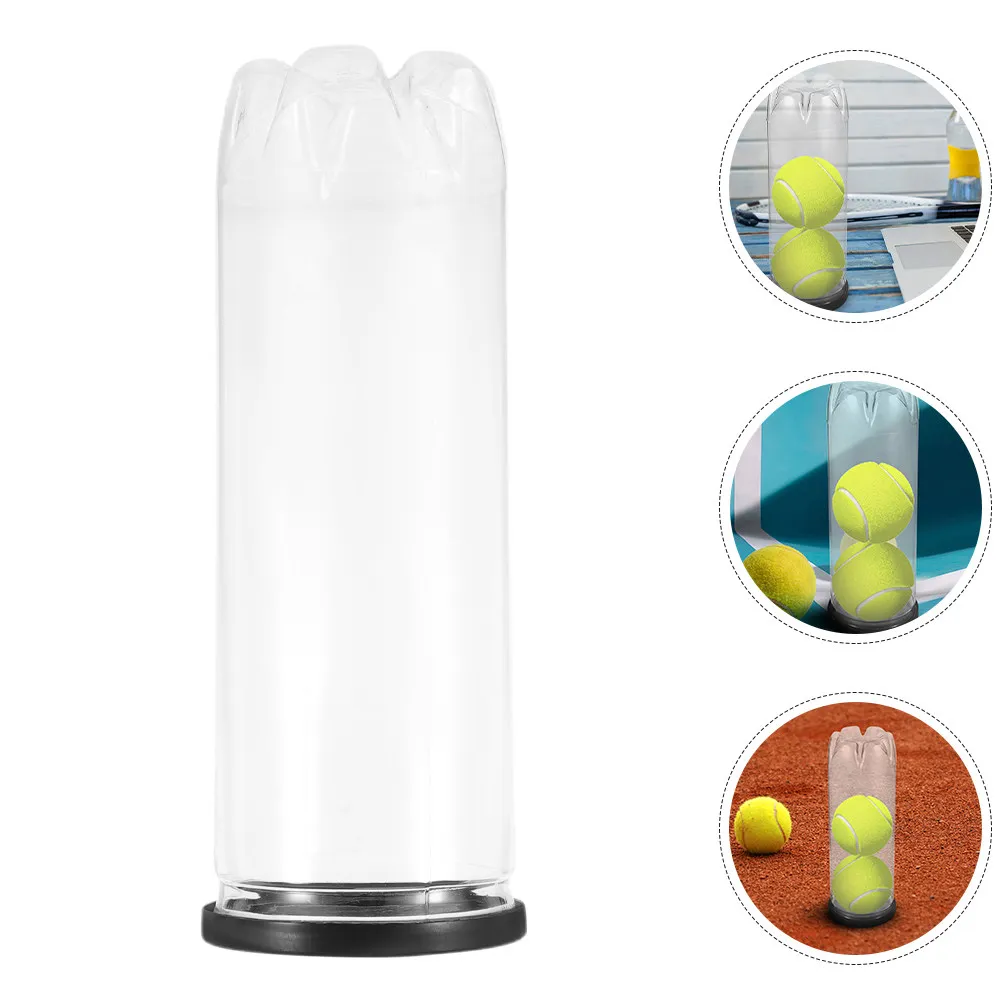 6pcs Tennis Ball Tube Clear Container With Black Lid For Indoor Outdoor Storage Portable Ball Holder Stand Pickleball Organizer
6pcs Tennis Ball Tube Clear Container With Black Lid For Indoor Outdoor Storage Portable Ball Holder Stand Pickleball Organizer