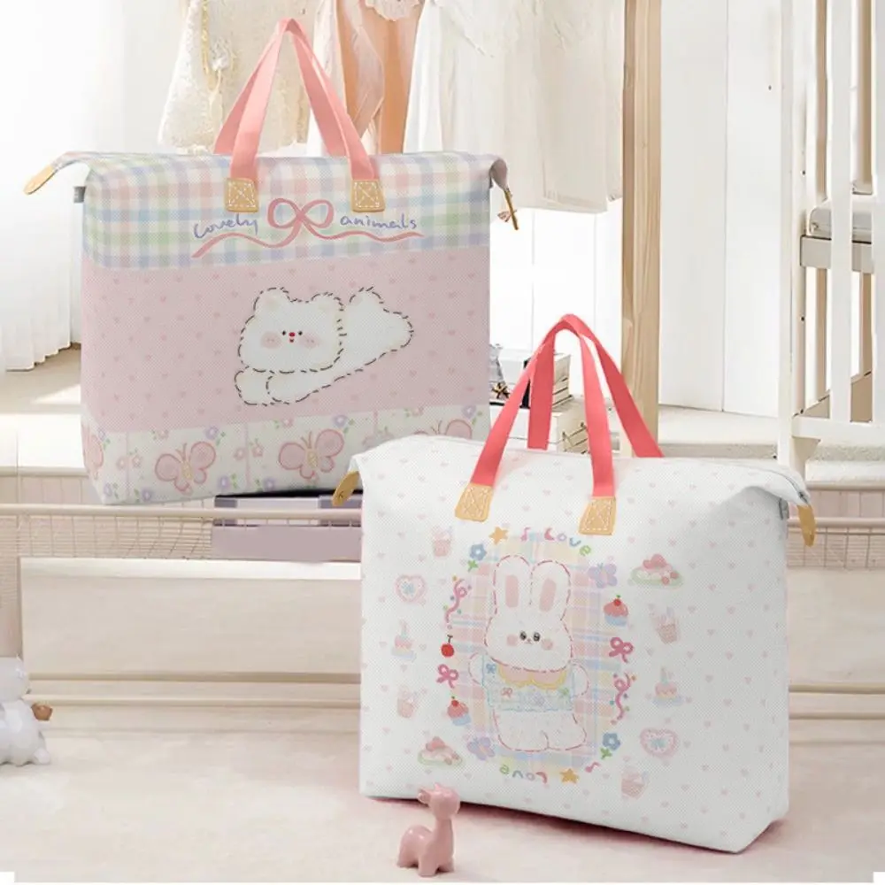 Non-woven Fabric Clothes Quilt Storage Bag Cartoon Large Capacity Luggage Storage Bag with Handle Foldable Clothes Organizer
Non-woven Fabric Clothes Quilt Storage Bag Cartoon Large Capacity Luggage Storage Bag with Handle Foldable Clothes Organizer