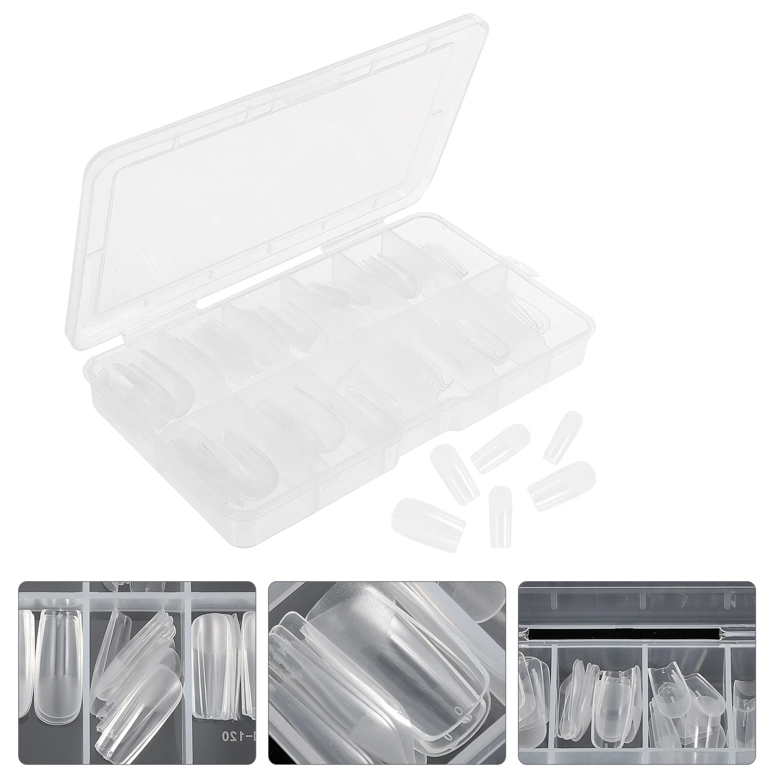120 Pcs Transparent Nail Stickers False Nails Decoration Long Fake Ornament Full Coverage
120 Pcs Transparent Nail Stickers False Nails Decoration Long Fake Ornament Full Coverage