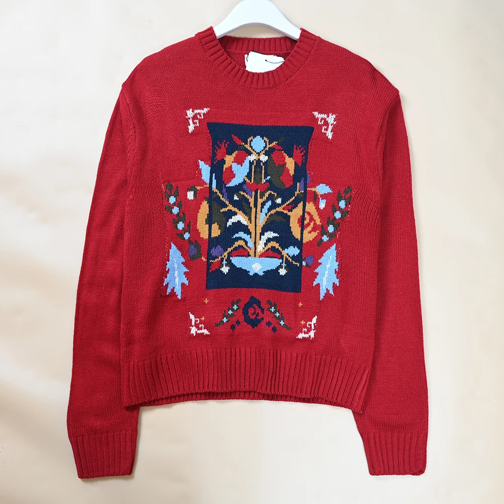 Spring Autumn New Sle Women's Knitted Long Sve round Ne Casual Sweater Color Woven Pattern Premium Quali Ladies Top
Spring Autumn New Sle Women's Knitted Long Sve round Ne Casual Sweater Color Woven Pattern Premium Quali Ladies Top