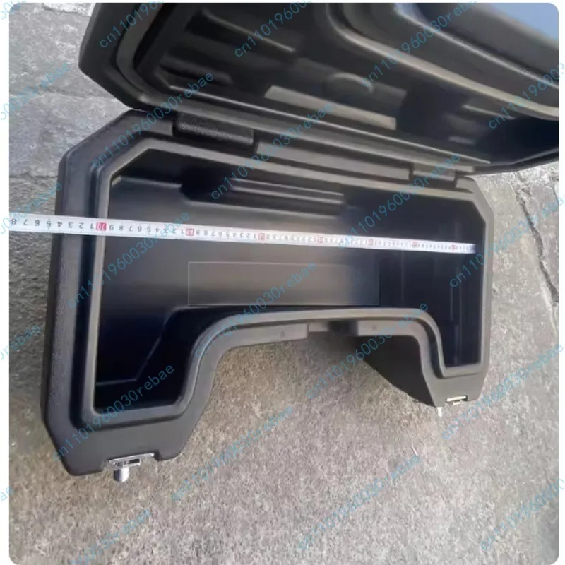 Tool accessories trunk - lockable storage box with plaid backrest accessories
Tool accessories trunk - lockable storage box with plaid backrest accessories