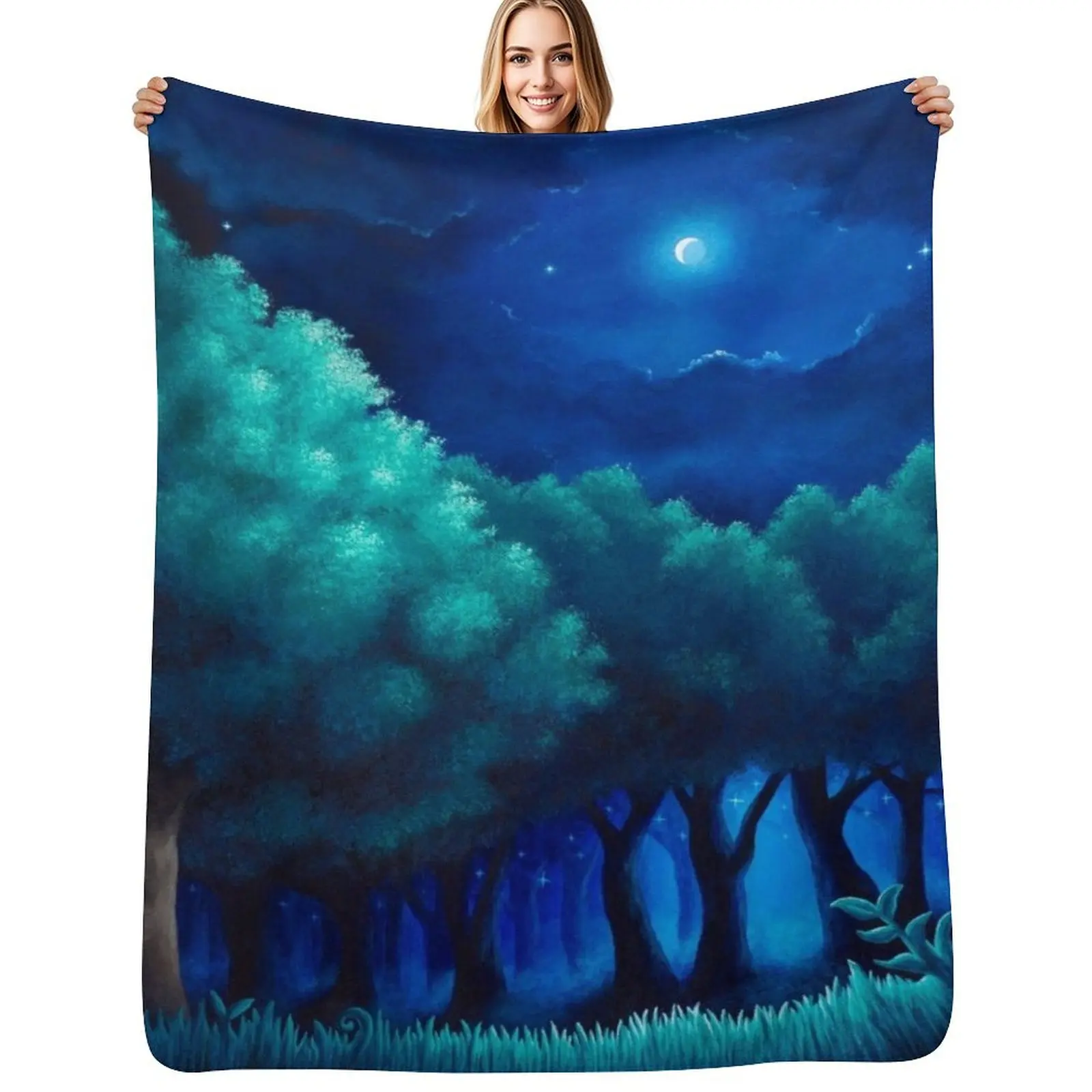 Viridian Forest Throw Blanket Warm Cozy Throw Blanket for Living Room Couch
Viridian Forest Throw Blanket Warm Cozy Throw Blanket for Living Room Couch