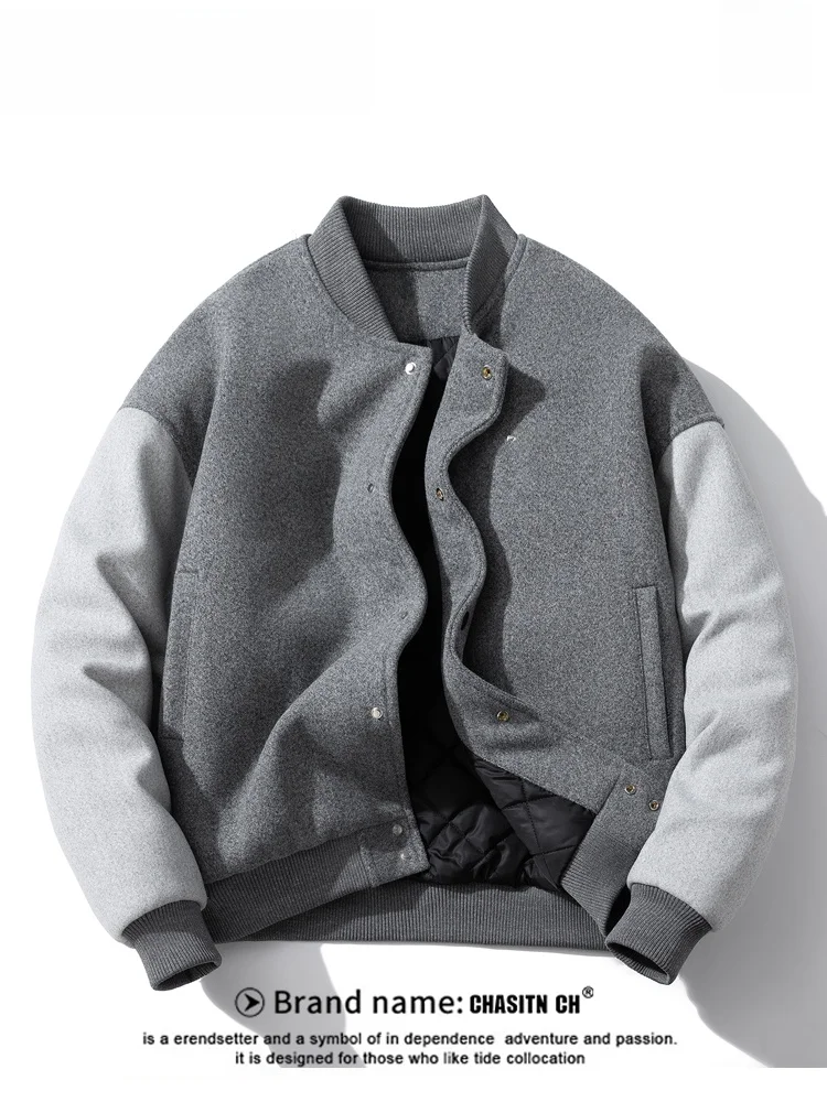 Американская ретро-куртка из утолщенной шерсти для мужчин и женщин, новая зимняя модная брендовая верхняя одежда в стиле колор-блок, свободный крой, длинный рукав, на молнии
Американская ретро-куртка из утолщенной шерсти для мужчин и женщин, новая зимняя модная брендовая верхняя одежда в стиле колор-блок, свободный крой, длинный рукав, на молнии