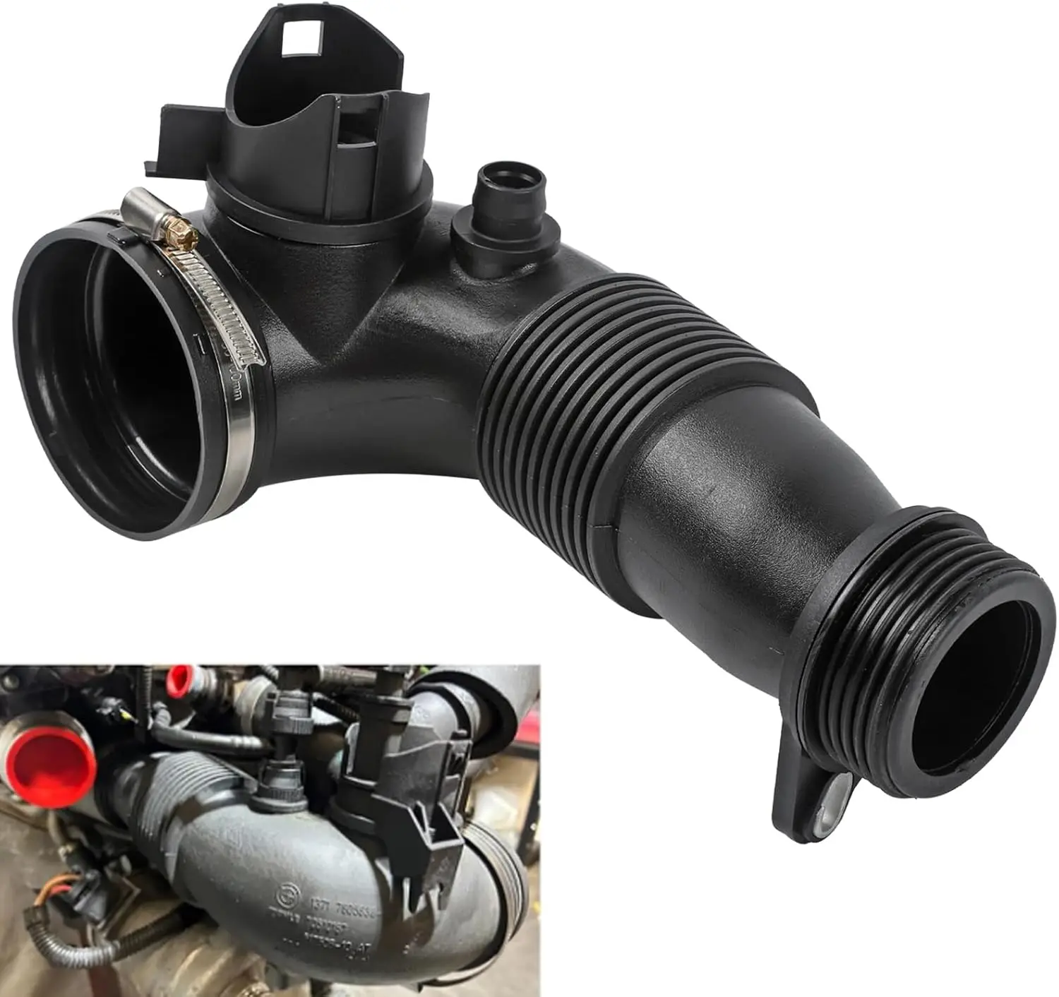 Engine Air Intake Hose, Air Intake Duct Tube Compatible With BMW 228i 320i 328i 528i X1 X3 X4 X5 Z4 2.0L 2012-2017 Replace 13717605638
Engine Air Intake Hose, Air Intake Duct Tube Compatible With BMW 228i 320i 328i 528i X1 X3 X4 X5 Z4 2.0L 2012-2017 Replace 13717605638