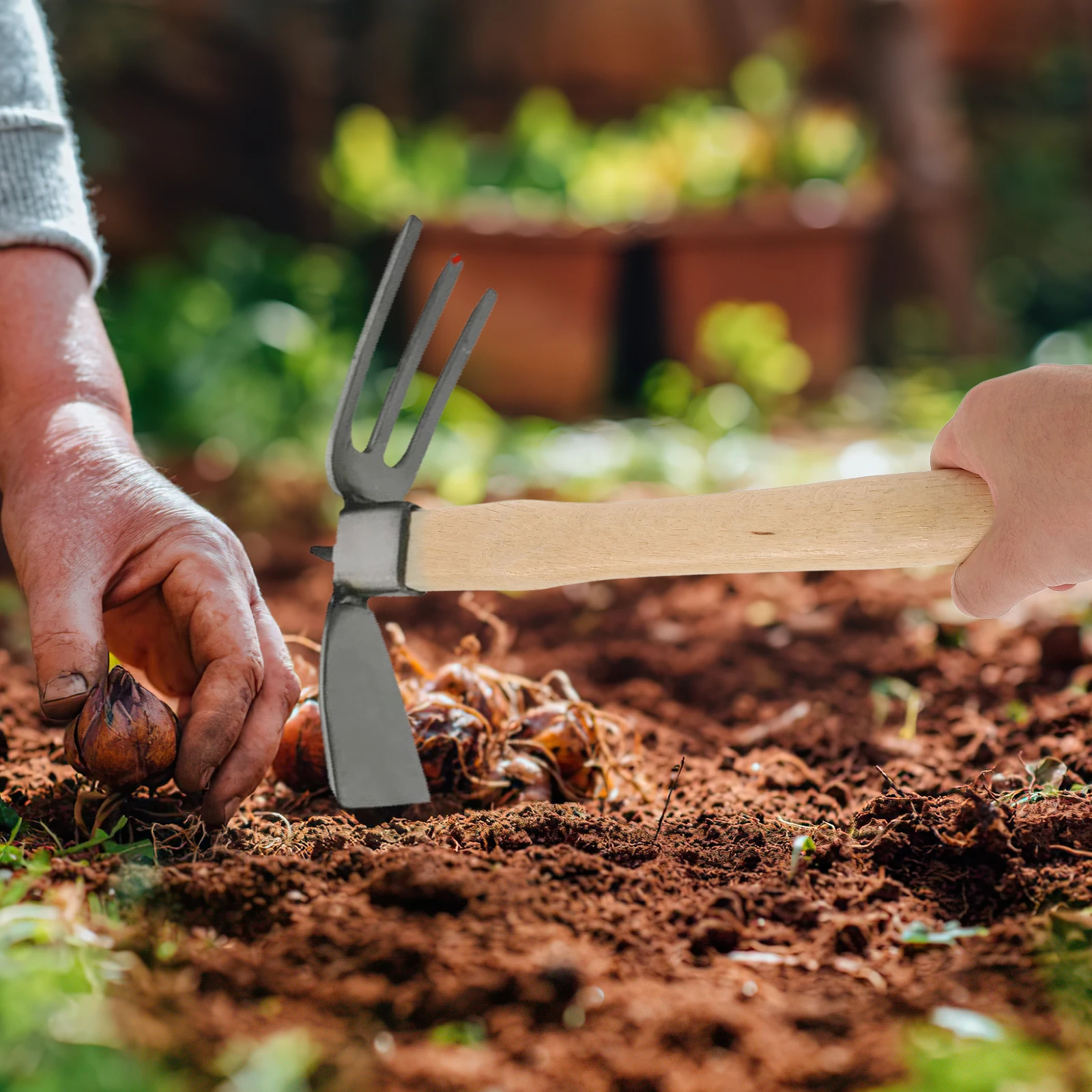 2Pcs Wooden Hoe Handle Replacement Sturdy Comfort Grip for Garden Work Long-Lasting Wood Tool Handle Suitable for Most Hoes
2Pcs Wooden Hoe Handle Replacement Sturdy Comfort Grip for Garden Work Long-Lasting Wood Tool Handle Suitable for Most Hoes