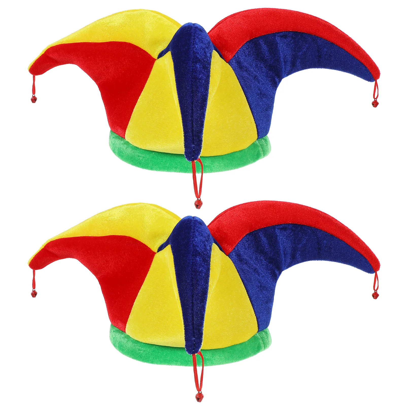 2 Pcs Clown Hat Bells Party Costume Prop Headwear for Kids Adults Halloween Carnival Accessories Decorative Bell Tassels
2 Pcs Clown Hat Bells Party Costume Prop Headwear for Kids Adults Halloween Carnival Accessories Decorative Bell Tassels