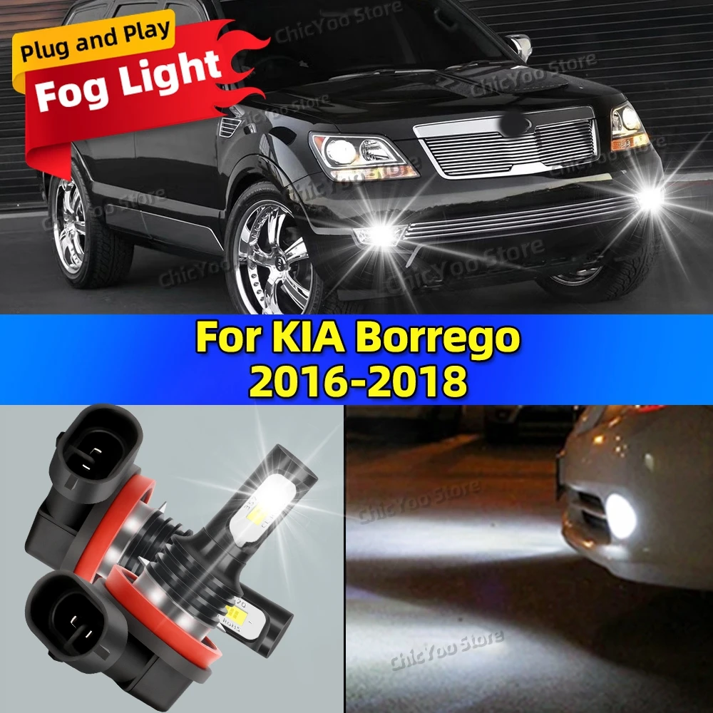 6000K Auto Fog Lights 20000LM CSP Fanless Car Fog Lamp Bulbs For KIA Borrego 2016 2017 2018 Plug and Play in 5 Minutes
6000K Auto Fog Lights 20000LM CSP Fanless Car Fog Lamp Bulbs For KIA Borrego 2016 2017 2018 Plug and Play in 5 Minutes