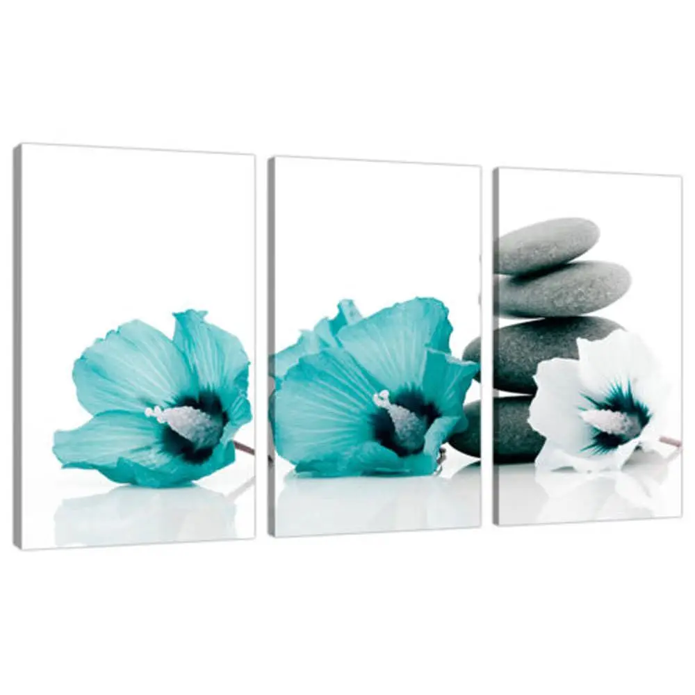 Teal Floral Zen Stone 3Pcs Posters Wall Print Art Canvas Picture Home Decor Paintings for Living Room Decoration
Teal Floral Zen Stone 3Pcs Posters Wall Print Art Canvas Picture Home Decor Paintings for Living Room Decoration