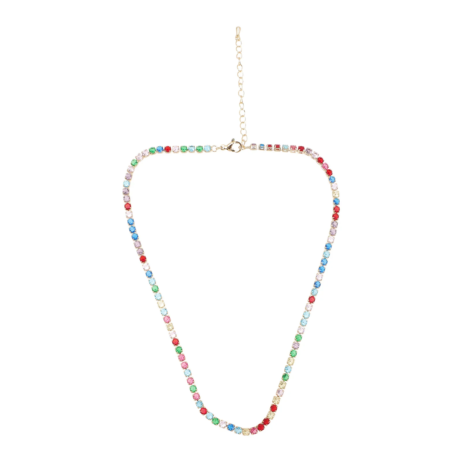 Rhinestone Tennis Necklace with Zircon Stones Elegant Crystal Chain Necklace Party Jewelry for Women Diamond Chain
Rhinestone Tennis Necklace with Zircon Stones Elegant Crystal Chain Necklace Party Jewelry for Women Diamond Chain