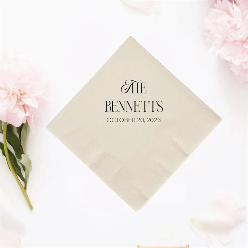 50PCS Personalized Wedding Napkins, Wedding Beverage Napkins, Custom Wedding Napkins, Personalized Wedding Napkin Favors, 2ply P
50PCS Personalized Wedding Napkins, Wedding Beverage Napkins, Custom Wedding Napkins, Personalized Wedding Napkin Favors, 2ply P