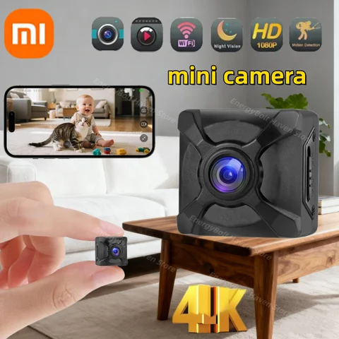 Xiaomi X5 1080P WiFi Wireless Security Camera 4K Home Night Vision No Need Power SD Card Motion Detection Free Cloud Storage New