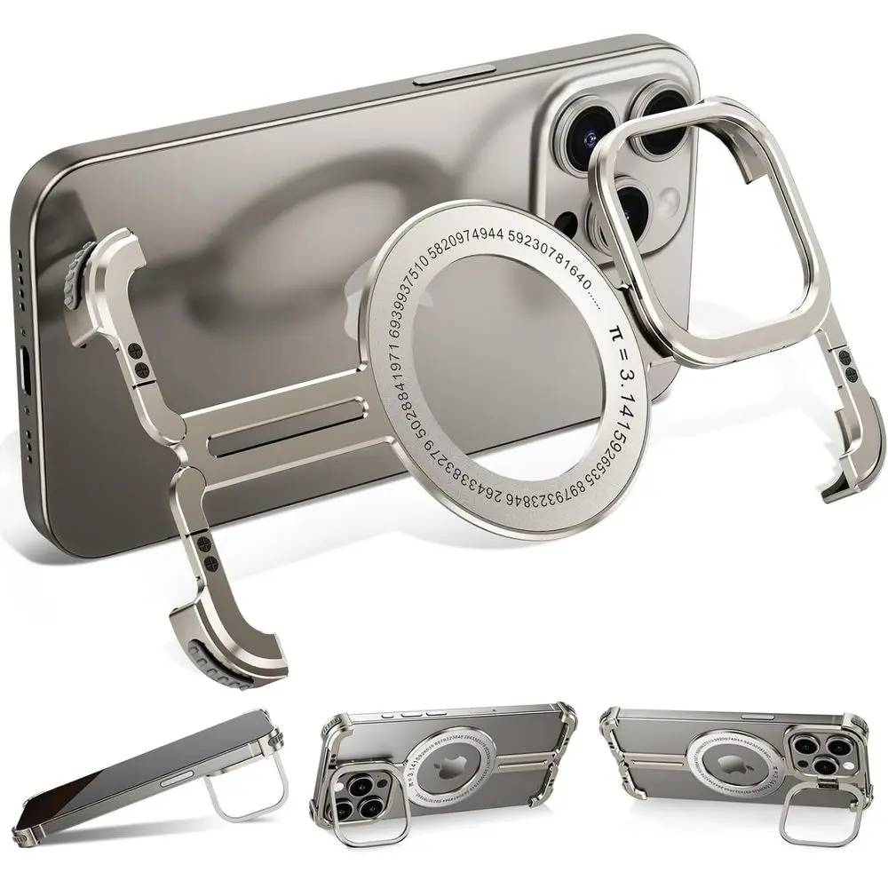 Алюминиевый безрамный чехол для iPhone 15 Pro Max с Magsafe, тонкая противоударная подставка, ультратонкий магнитный защитный чехол для мужчин
Алюминиевый безрамный чехол для iPhone 15 Pro Max с Magsafe, тонкая противоударная подставка, ультратонкий магнитный защитный чехол для мужчин