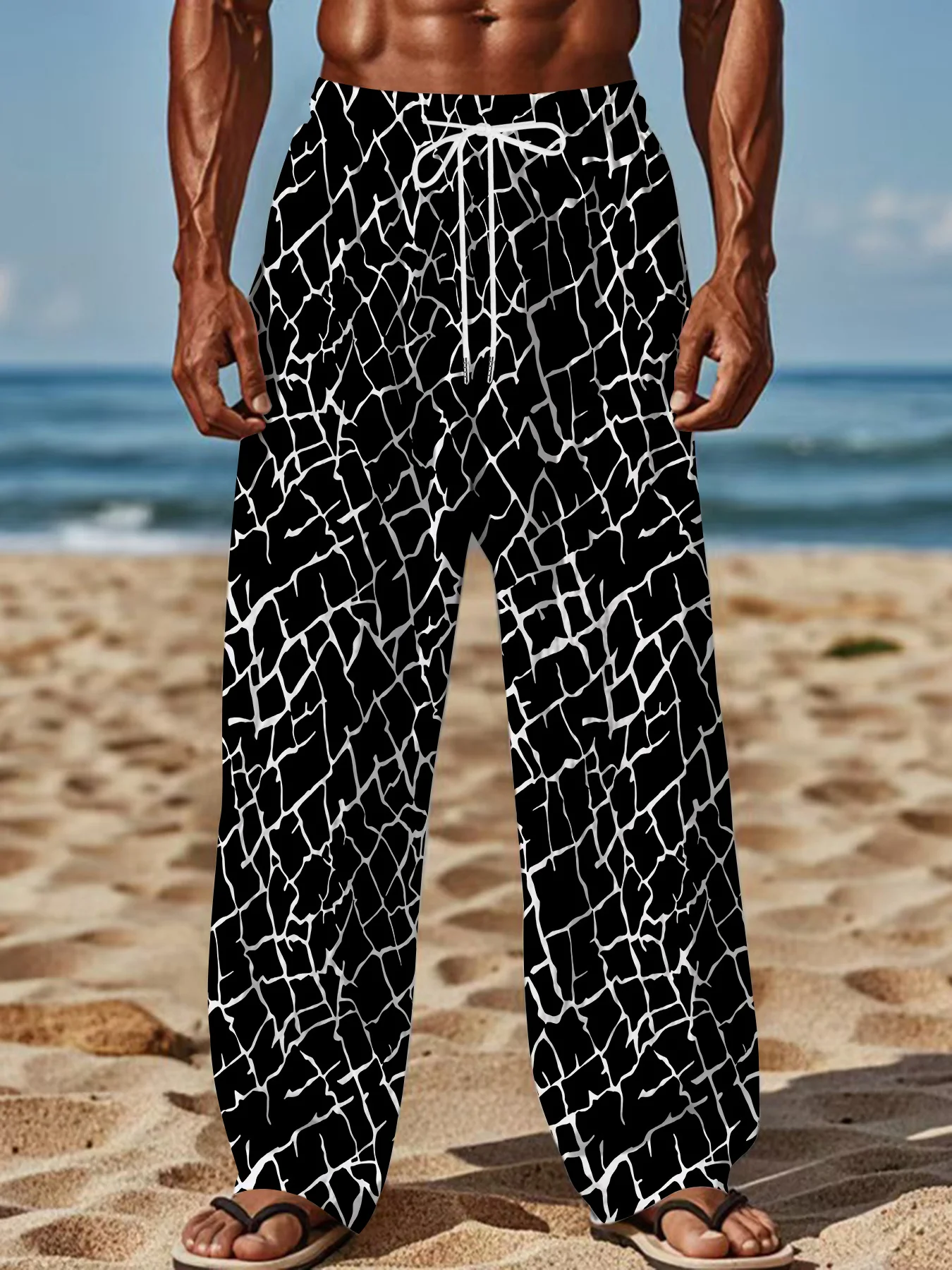 Black and White Line Fancy Men's and Women's Casual Pants Versatile 3D Bold Color Blocked Pants Street Wear
Black and White Line Fancy Men's and Women's Casual Pants Versatile 3D Bold Color Blocked Pants Street Wear