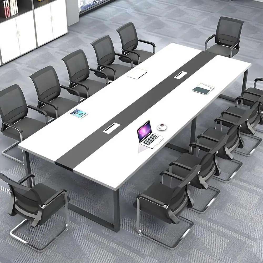 Conference Table - Metal Frame Office Meeting Table, Durable and Scratch-Resistant Surface, Available in Multiple Sizes and Colo
Conference Table - Metal Frame Office Meeting Table, Durable and Scratch-Resistant Surface, Available in Multiple Sizes and Colo