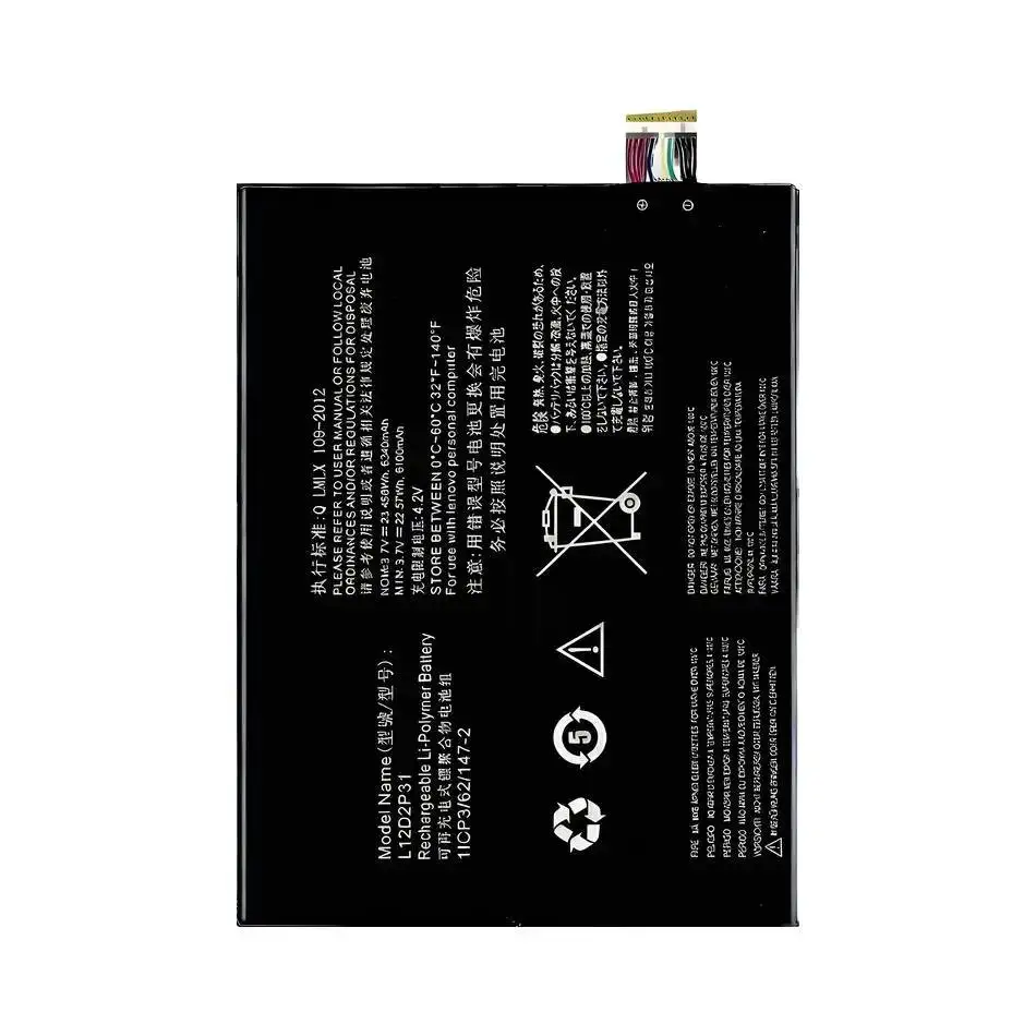 Для Lenovo L11C2P32 Idea tab S6000-F S600H A7600 аккумулятор для планшета, прочный 6100 мАч
Для Lenovo L11C2P32 Idea tab S6000-F S600H A7600 аккумулятор для планшета, прочный 6100 мАч