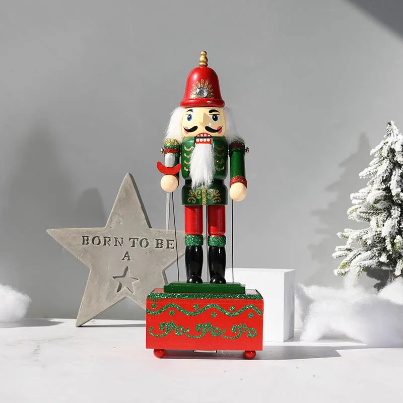 Wooden Nutcracker Music Box For Festive Christmas Birthday Party 31cm Large Nutcracker Christmas Decoration Traditional Ht056
Wooden Nutcracker Music Box For Festive Christmas Birthday Party 31cm Large Nutcracker Christmas Decoration Traditional Ht056