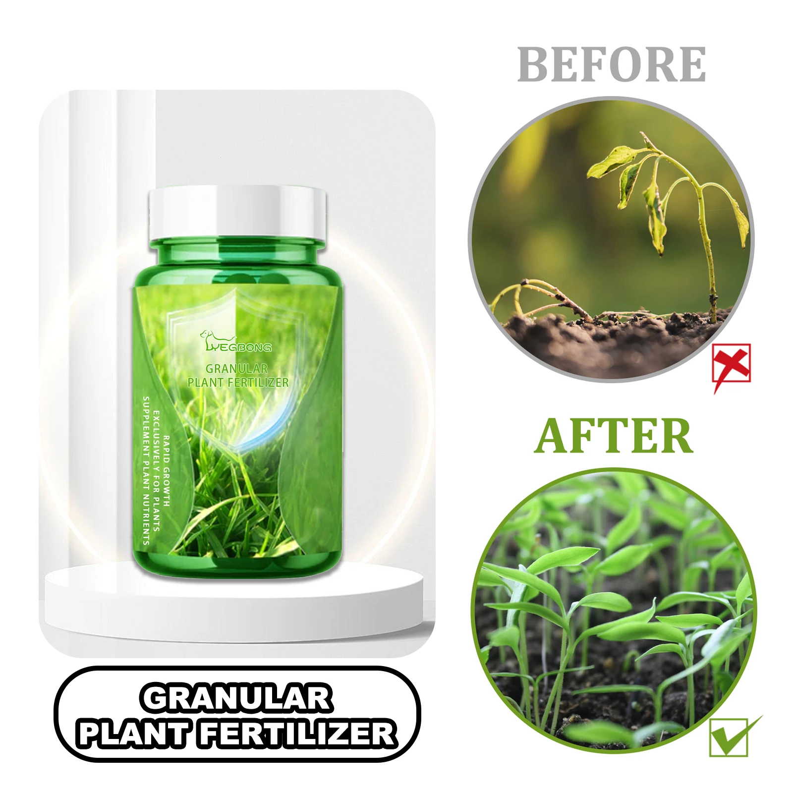 YEGBONG Flower Plant Hormone 30g Promotes Budding Flower-like Fertilizer Succulent Roots Green Plants Potted Balcony Garden Tool
YEGBONG Flower Plant Hormone 30g Promotes Budding Flower-like Fertilizer Succulent Roots Green Plants Potted Balcony Garden Tool