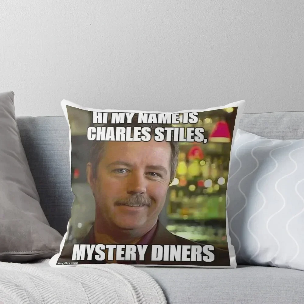 Charles Stiles - Mystery Diners Throw Pillow Cushion Cover Set Marble Cushion Cover Throw Pillow pillow
Charles Stiles - Mystery Diners Throw Pillow Cushion Cover Set Marble Cushion Cover Throw Pillow pillow