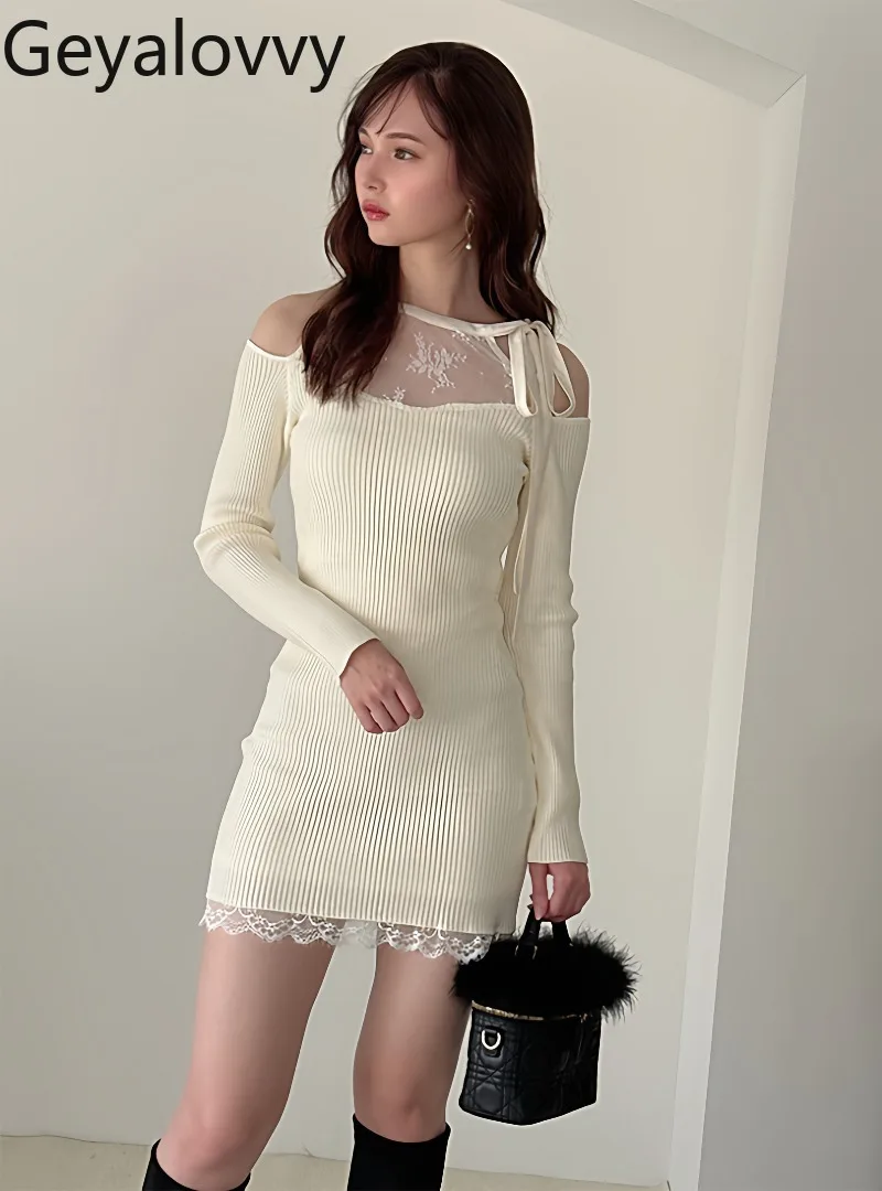 Оригинальное японское милое прозрачное платье с открытыми плечами и цветочной вышивкой, универсальное облегающее трикотажное платье с длинными рукавами
Оригинальное японское милое прозрачное платье с открытыми плечами и цветочной вышивкой, универсальное облегающее трикотажное платье с длинными рукавами